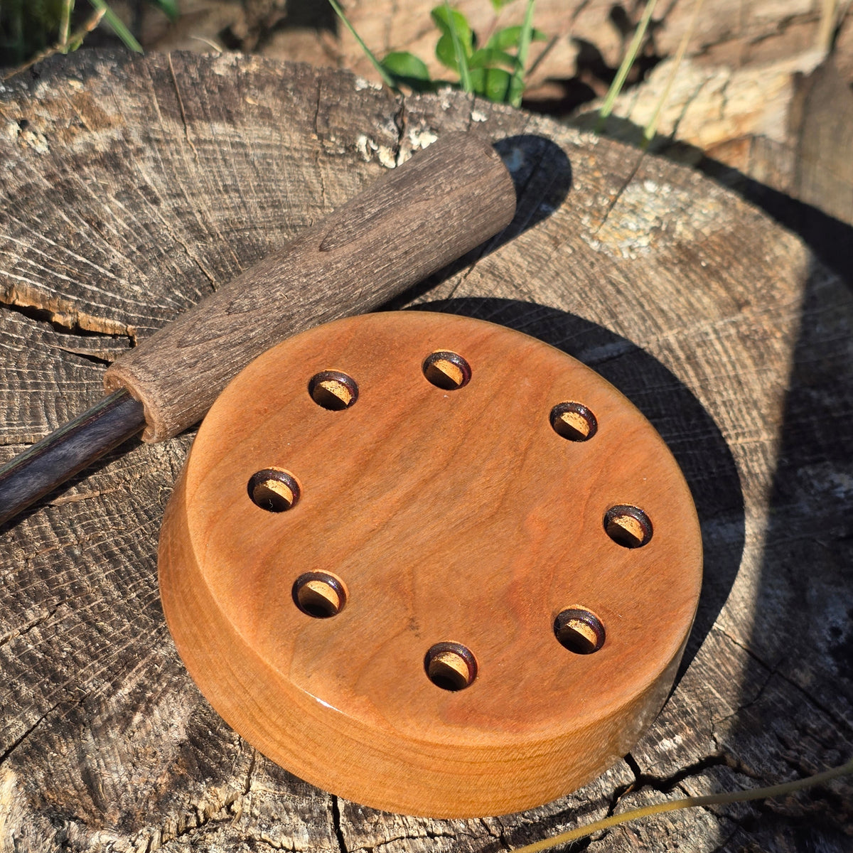 Cherry Crystal over Walnut