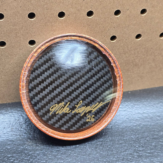 Leopardwood Crystal over Carbon Fiber - Gamble Run Game Calls