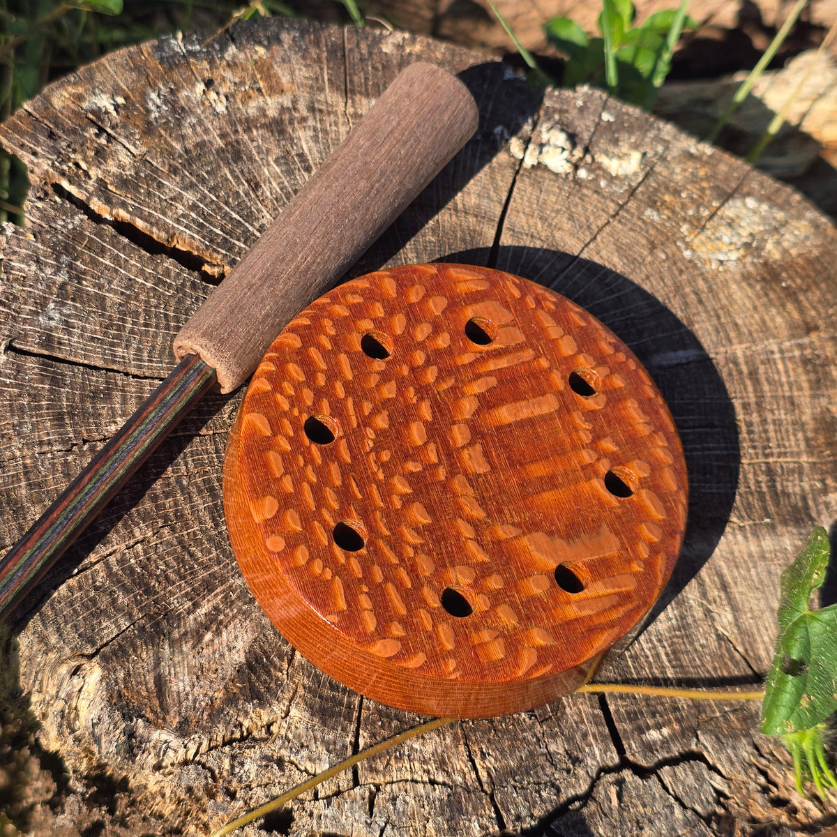 Leopardwood Glass over Aluminum